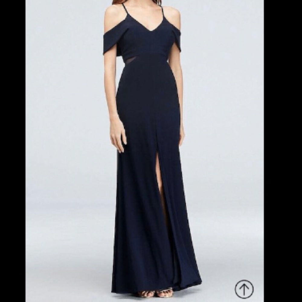 OFFER! Navy Blue Military Ball Dress